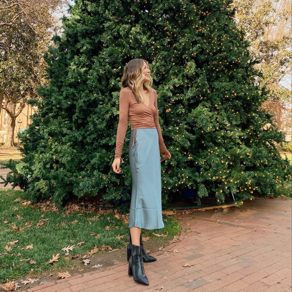 Lovers + Friends Wrap Top